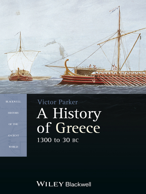 Title details for A History of Greece, 1300 to 30 BC by Victor Parker - Available
